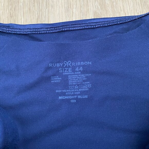 Ruby Ribbon Original Cami Scoop Neck Level 4 Full support Royal Blue Womens 44 - Picture 7 of 9